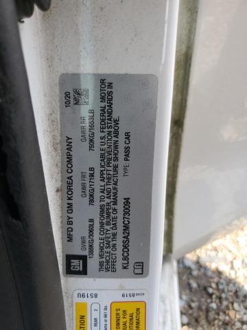 2021 CHEVROLET SPARK 1LT - KL8CD6SA2MC730094
