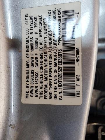 2015 HONDA CIVIC LX - 19XFB2E52FE038978