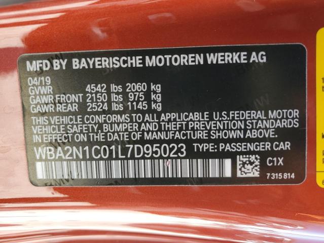 2020 BMW M240I - WBA2N1C01L7D95023