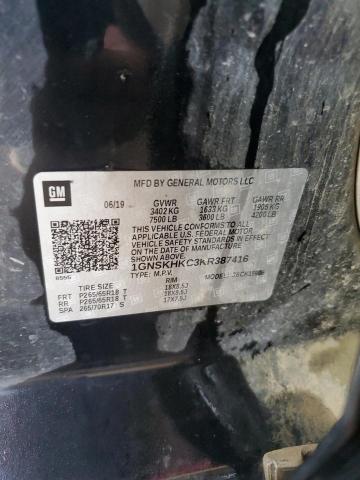 2019 CHEVROLET SUBURBAN K 1GNSKHKC3KR387416