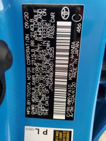 2021 TOYOTA COROLLA SE JTND4MBEXM3113525