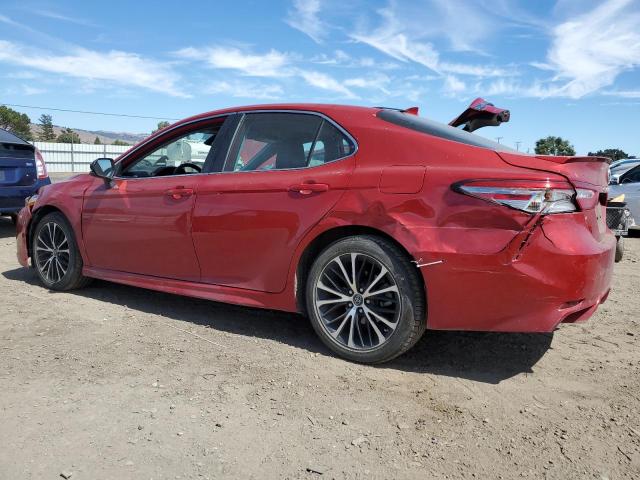 TOYOTA CAMRY L 2019 red  gas 4T1B11HK6KU236516 photo #3