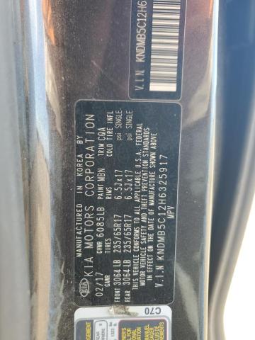 2017 KIA SEDONA LX KNDMB5C12H6325917