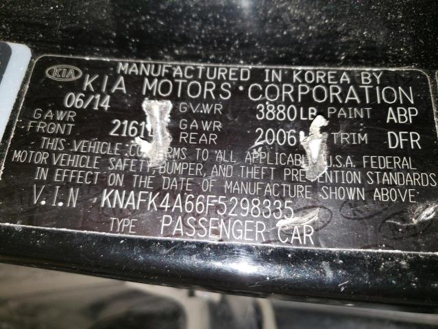 2015 KIA FORTE LX KNAFK4A66F5298335
