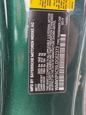 2018 MINI COOPER WMWXP5C59J2G62373
