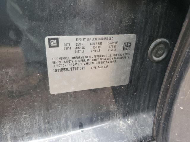 2015 CHEVROLET MALIBU LS 1G11B5SL7FF101571