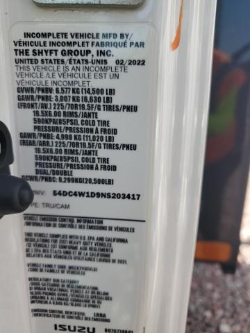 2022 ISUZU NPR HD #3229719311