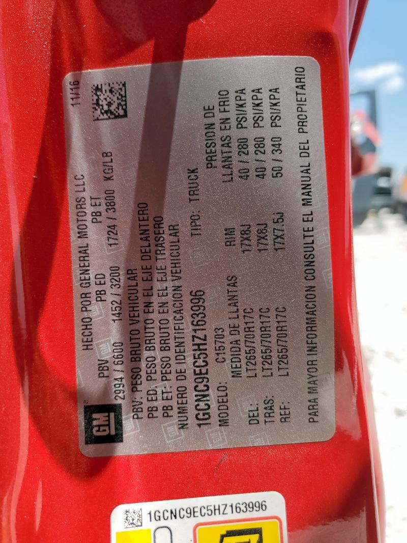 2017 CHEVROLET 2500 1GCNC9EC5HZ163996