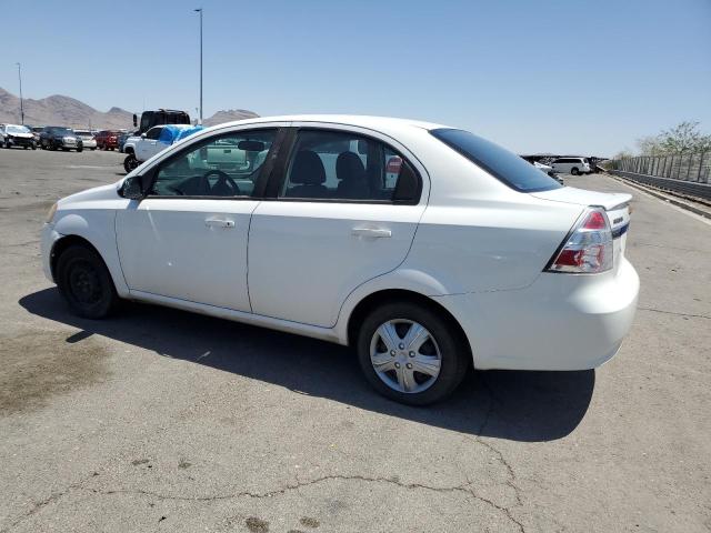 CHEVROLET AVEO LS 2010 white  gas KL1TD5DE8AB107895 photo #3