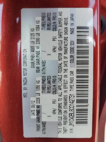 2012 MAZDA 5 - JM1CW2BL8C0142731