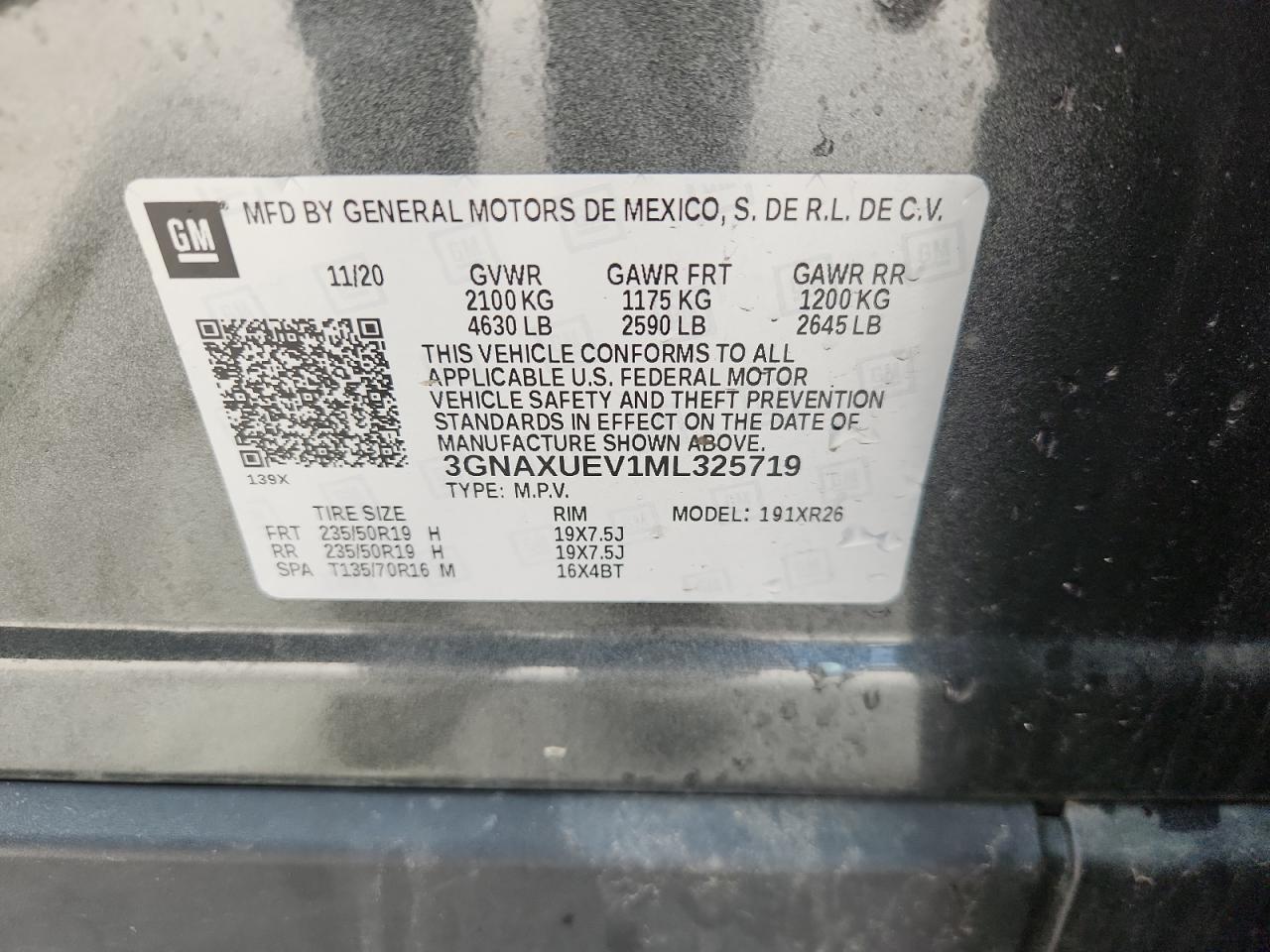 CHEVROLET EQUINOX LT