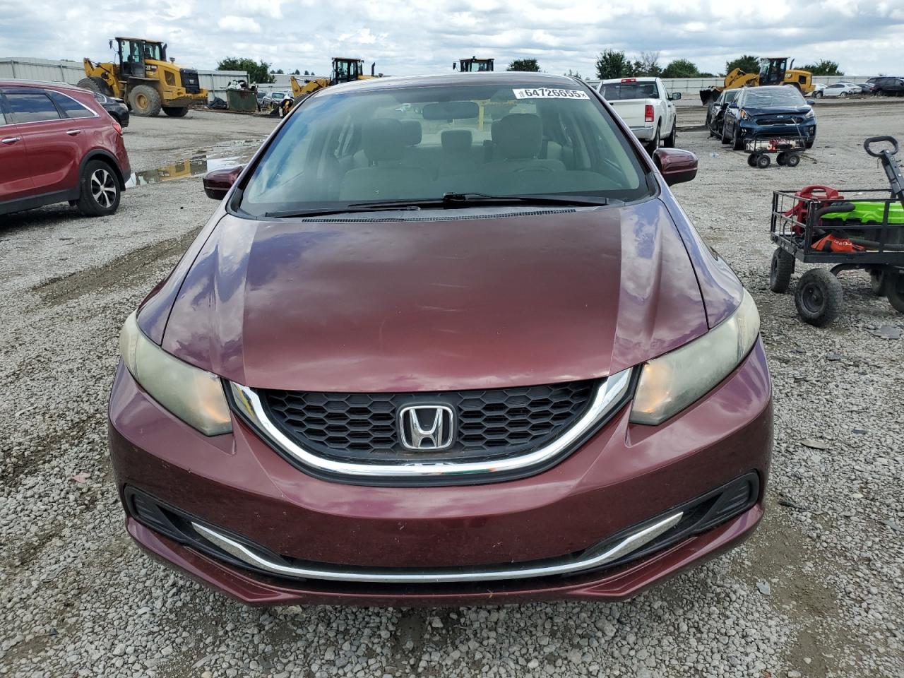 Lot #3212499844 2015 HONDA CIVIC LX