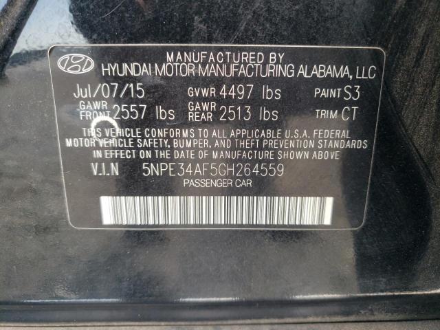 2016 HYUNDAI SONATA SPO - 5NPE34AF5GH264559