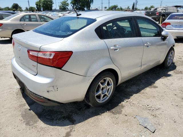 KIA RIO LX 2013 silver  gas KNADM4A39D6296948 photo #4