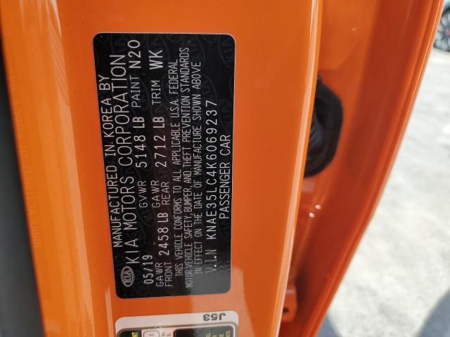 2019 KIA STINGER GT KNAE35LC4K6069237