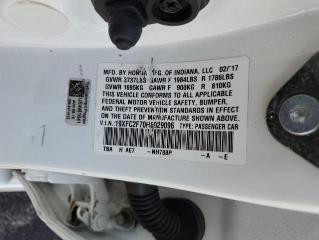 2017 HONDA CIVIC EX 19XFC2F70HE029096