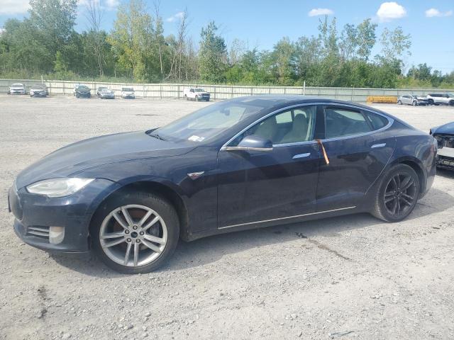 TESLA MODEL S 2014 blue  electric 5YJSA1H19EFP35173 photo #1