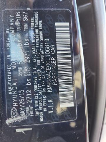 2016 HYUNDAI GENESIS 3. KMHGN4JE0GU106819
