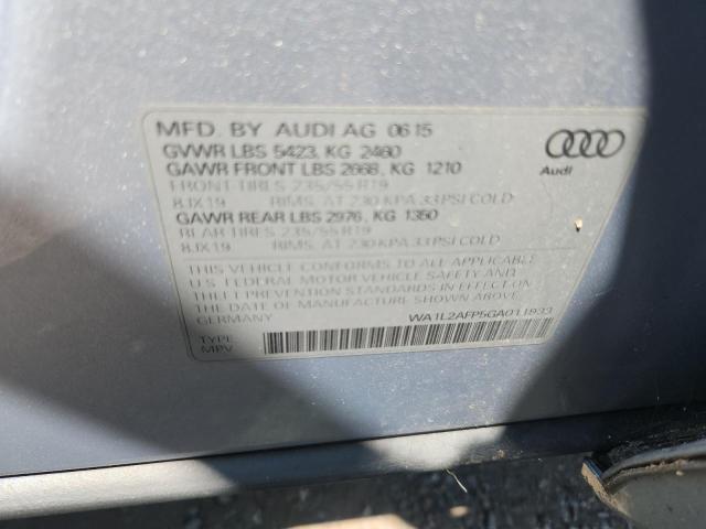 2016 AUDI Q5 PREMIUM PLUS WA1L2AFP5GA011933