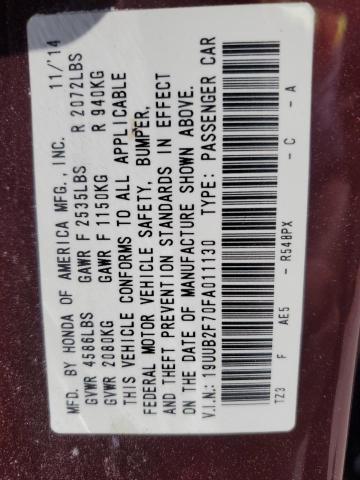 2015 ACURA TLX ADVANC 19UUB2F70FA011130