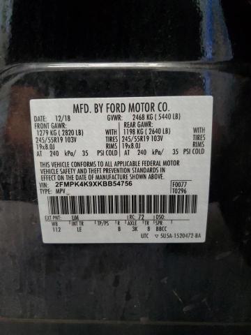 2019 FORD EDGE TITAN - 2FMPK4K9XKBB54756