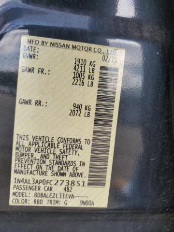 2015 NISSAN ALTIMA 2.5 - 1N4AL3AP0FC273851