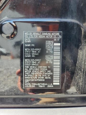 2017 NISSAN ROGUE SV - KNMAT2MT4HP589519