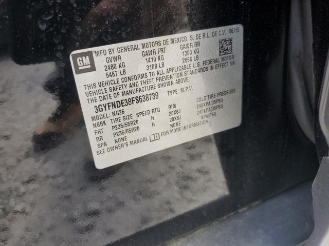 2015 CADILLAC SRX PREMIU 3GYFNDE38FS638739