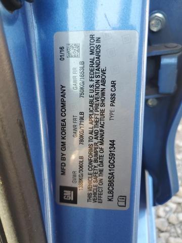 2016 CHEVROLET SPARK LS - KL8CB6SA1GC591344