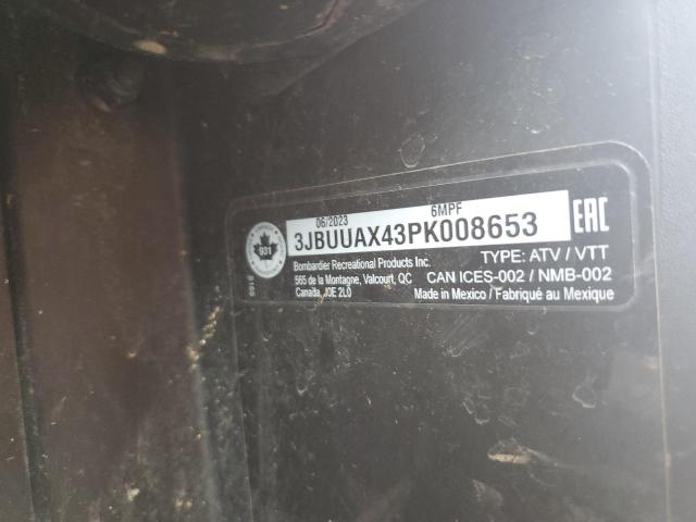 2023 CAN-AM DEFENDER LIMITED HD10 - 3JBUUAX43PK008653