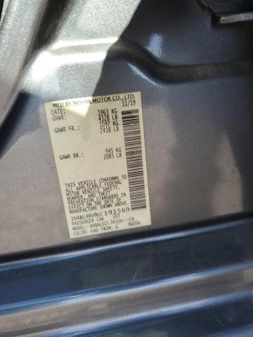 2020 NISSAN ALTIMA S 1N4BL4BV9LC191569