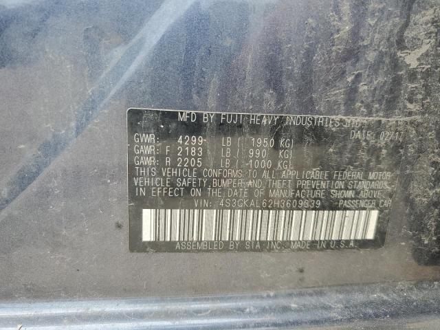 2017 SUBARU IMPREZA SP 4S3GKAL62H3609339