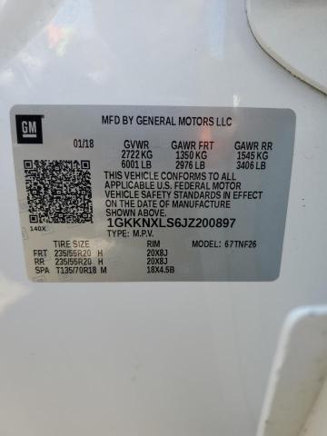 2018 GMC ACADIA DEN 1GKKNXLS6JZ200897