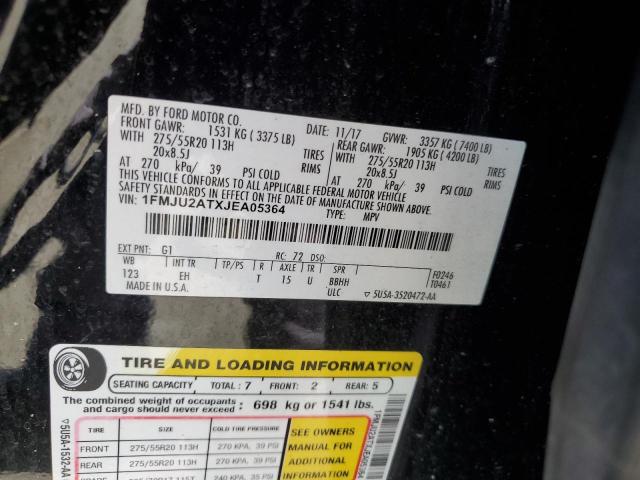 2018 FORD EXPEDITION - 1FMJU2ATXJEA05364