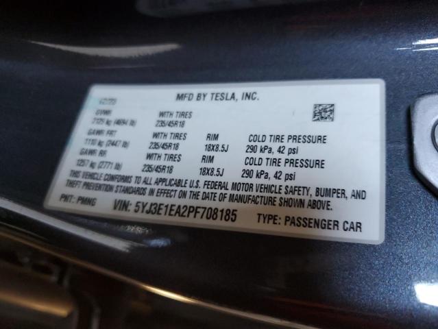 2023 TESLA MODEL 3 5YJ3E1EA2PF708185
