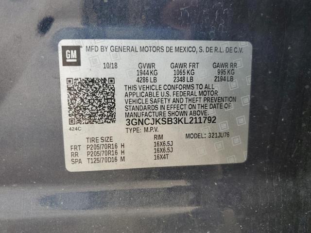 2019 CHEVROLET TRAX LS - 3GNCJKSB3KL211792