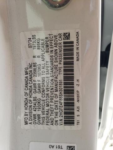 2025 HONDA CIVIC SPOR 2HGFE4F88SH301891
