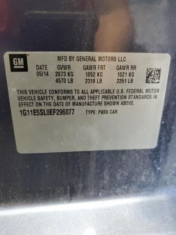 2014 CHEVROLET MALIBU 2LT - 1G11E5SL0EF296077