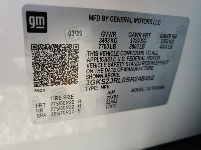 2025 GMC YUKON XL D 1GKS2JRL0SR248452