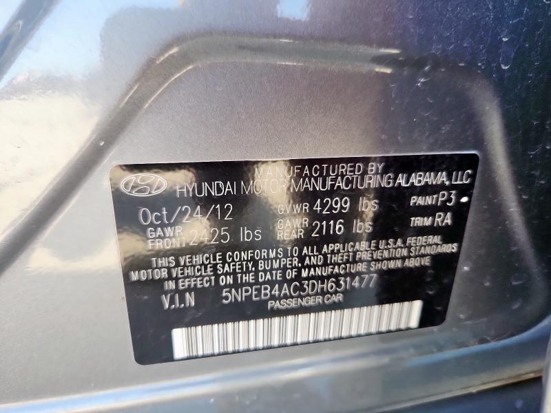 2013 HYUNDAI SONATA GLS - 5NPEB4AC3DH631477