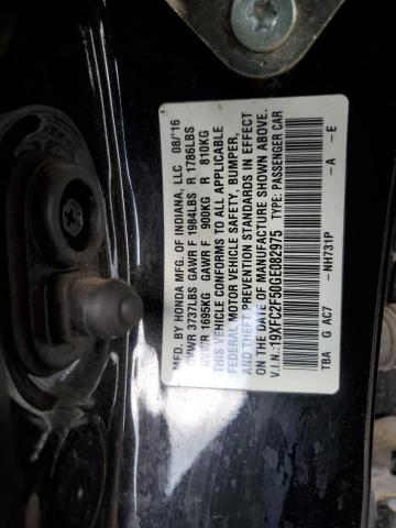 2016 HONDA CIVIC LX 19XFC2F50GE082975