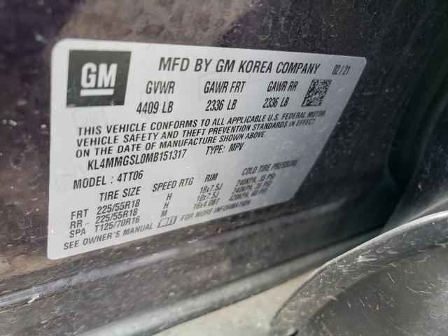 2021 BUICK ENCORE GX KL4MMGSL0MB151317