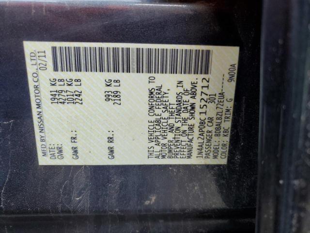 2011 NISSAN ALTIMA BAS - 1N4AL2AP0BC152712