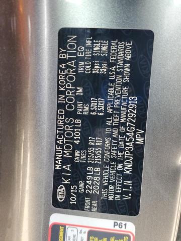 2016 KIA SOUL + - KNDJP3A54G7292913