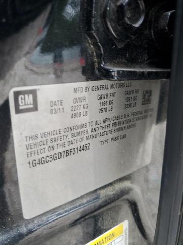 2011 BUICK LACROSSE C - 1G4GC5GD7BF314462