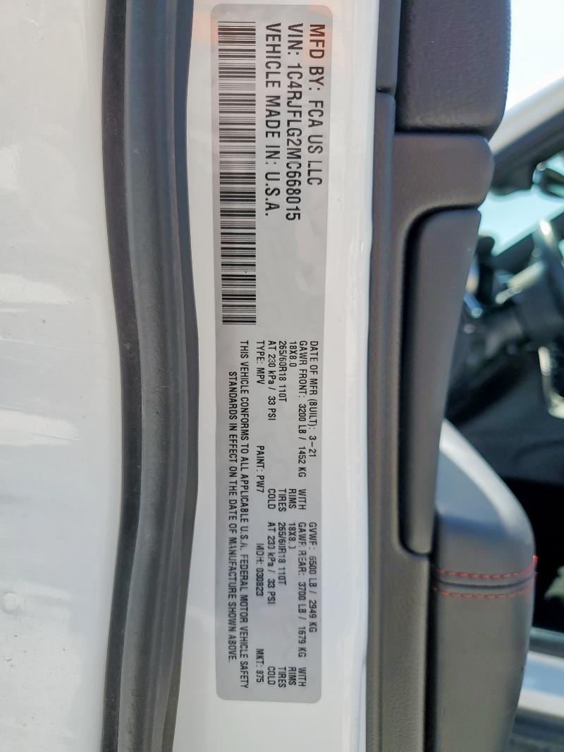 2021 JEEP GRAND CHER 1C4RJFLG2MC668015