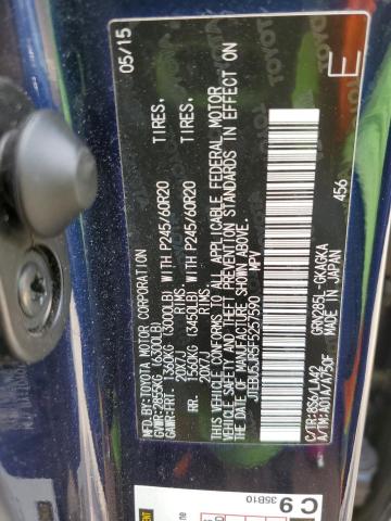 2015 TOYOTA 4RUNNER SR - JTEBU5JR5F5257590