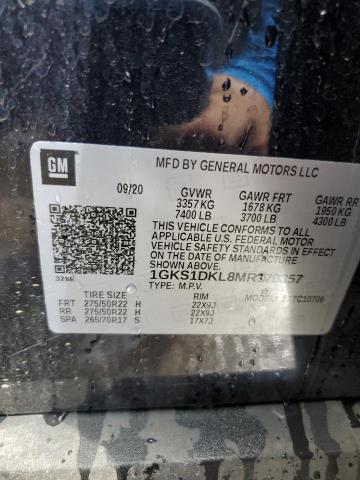 2021 GMC YUKON DENA 1GKS1DKL8MR170357
