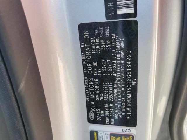 KNDMB5C13G6134229 2016 KIA All Models