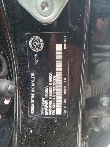 2019 HONDA CIVIC LX SHHFK7H31KU300239